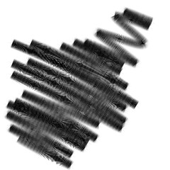 Hand Drawn Black Scribble Texture for Shading and Design