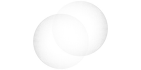 White dot geometric abstract background overlap layer on bright space with lines effect decoration. Modern graphic design element circle modern © TRISNO