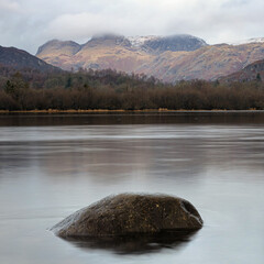 lake in the mountains