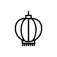 Fototapeta premium Asian Lantern Icon