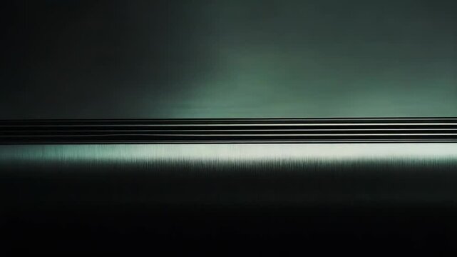 Abstract horizontal lines blur into streaks, conveying fast motion and energy while separating a bright, airy upper band from a darker, hazy lower field