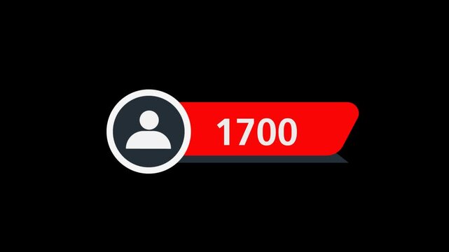 animated social media followers