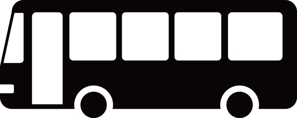 バスのシンプルアイコン