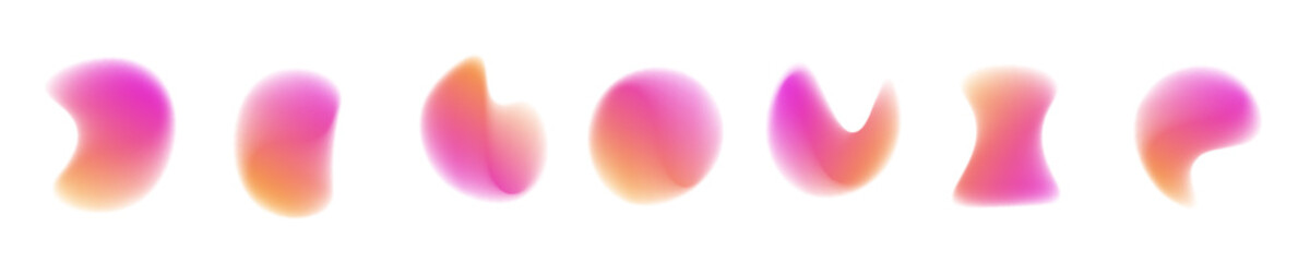 Pastel neon gradient circle with translucent liquid layers, soft aurora shimmer, and smooth mesh blending. vector