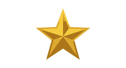 Obraz premium Golden Star Icon
