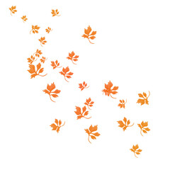 Fototapeta premium Falling Autumn Leaves Background