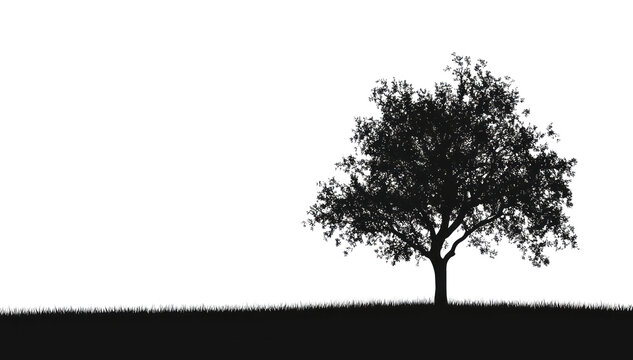 PNG Pie tree border silhouette black white.