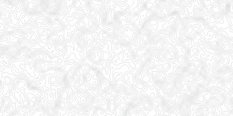 Abstract white topography map landscape relief elevation grid paper diagram spiral design. © MOHART PARK