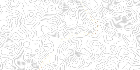 Abstract white topography map landscape relief elevation grid paper diagram spiral design. © MOHART PARK