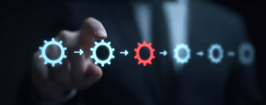 The project advances step by step when each task follows an optimized process, enabling execution that drives productivity, efficiency, and a successful result