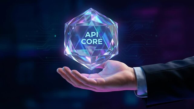 AI integration system API core cloud technology supports autonomous task management and SaaS development for innovative digital solutions business and technology sectors with futuristic