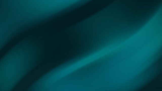 Smooth Fabric Folds with Teal Hues, Silky Texture and Soft Drape in a Close-up View