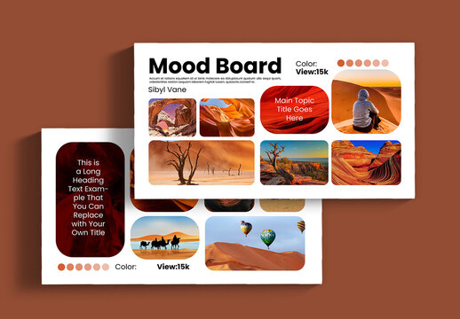 Mood Board Design Layout