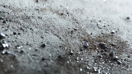Obraz premium Closeup of a Concrete Surface with Debris