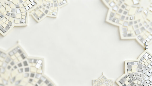 Elegant Islamic Geometric Shadow Background for Ramadan and Eid