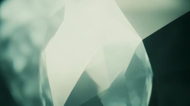 Diamond facets close up catching light, producing brilliant abstract patterns and intricate crystalline textures that evoke luxury, clarity, and refined elegance