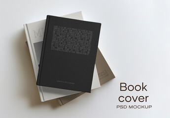 Elegant Book Cover Mockup Design PSD