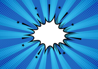 Comic book starburst background design