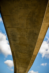 Overpass at Lower Lee Crossing, Tower Hamlets, E14, London, England, UKLondon, England, UK