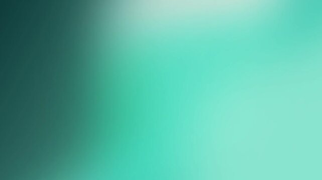 Fluid teal and green gradient background with smooth color transitions, creating a sense of gentle motion in an abstract digital environment.