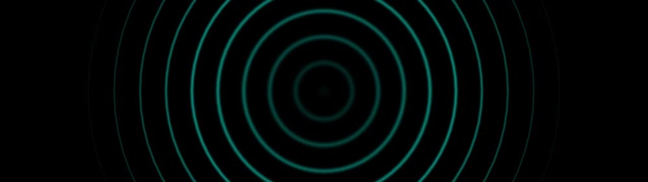 Radio waves concept. network tower produced radio wave concept. 4k video motion graphic
