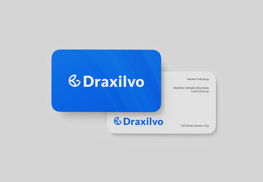 Modern and Clean Business Card Mockup