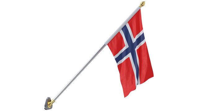 Norway Cloth Flag Wall Mounted