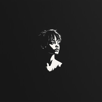 High-contrast dramatic portrait highlighting the dignity and resilience of youth amidst adversity.
