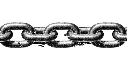 Obraz premium chain links, metal, grunge, industrial, strength, connection