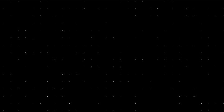 imple, abstract background of scattered white dots on black, representing either falling snow at night or a starry sky