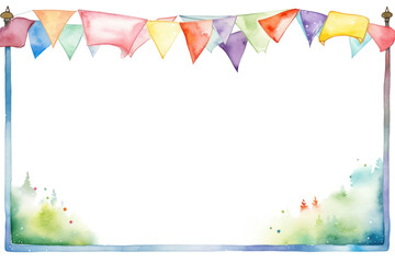 Obraz premium PNG Education element border paper paint celebration.