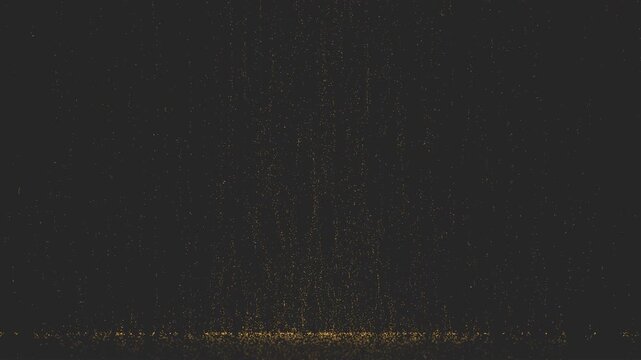 Golden dust particles with bidirectional motion rising and falling on a transparent background. Perfect for luxury branding, awards, magical transitions, and cinematic overlays.
