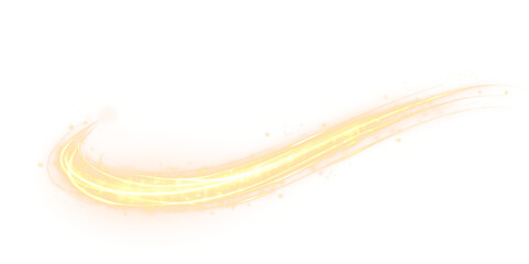 Glow light vortex ribbon overlay PNG transparent abstract design