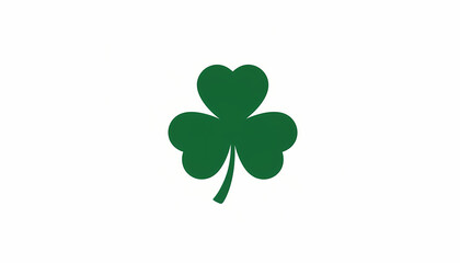 Fototapeta premium Green Shamrock: A Symbol of Irish Heritage and Luck.
