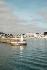 Obraz premium Entrée du port de Quiberon dans le Morbihan en Bretagne, France