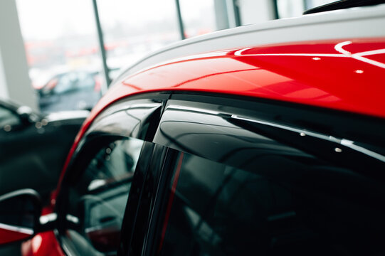 Deflectors for car Windows.Additional equipment for the car.