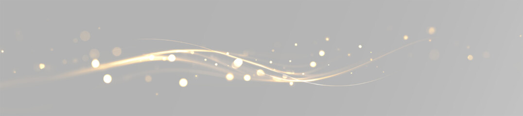 Gold shine wave spark light dust particles background black design texture glow bright elegant luxury magic celebration holiday flickering beam radiant sparkling overlay golden road from dust © Alehandro