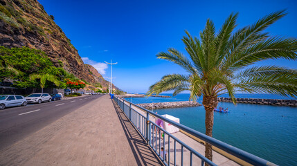Panoramic View of Calheta, Madeira, Portugal, Europe © Al Carrera