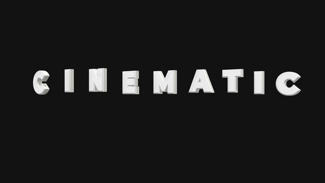 Cinematic Bold 3D Title Opener Powerful Text Intro Animation