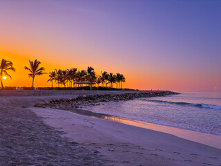 sunset on the beach © Rafa