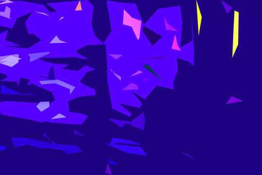 MASK - Irregular colorful geometric forms