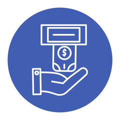 Obraz premium Cash Withdrawal Icon