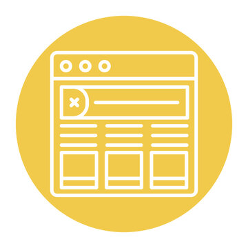 High Fidelity Wireframe Icon