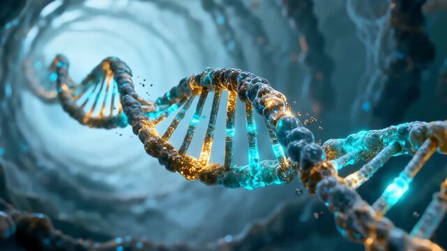Hightech representation of DNA pathway in biological systems