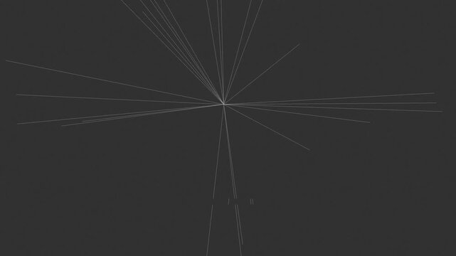 Intricate web of bright lines creating a captivating, visually broken effect, reminiscent of shattered glass or a digital glitch, radiating outward from a central point on a dark background