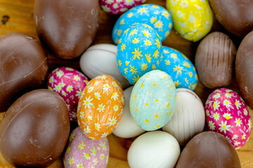 Uova di Pasqua di cioccolato