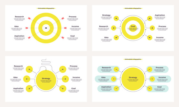 Business infographic template. Idea chart with six options, steps. Vector chart.