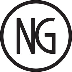 Elegant couple initial circle monogram design perfect for weddings, engagements, anniversaries, and personalized gifts