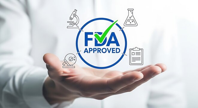 Science approval certification symbol fda approved