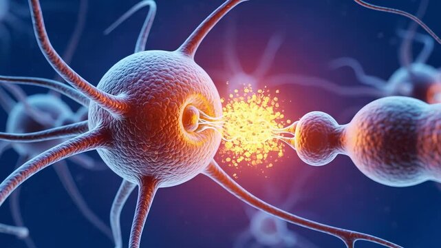Cellular communication involving neurotransmitters and illumination